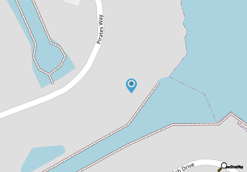 Buccaneer Village 425 | Covered Parking | Canal front | Private Balcony map location