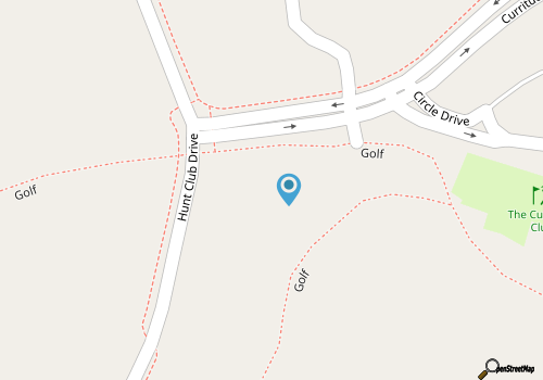 A Hole New World, pet friendly, hot tub, on the 1st hole, close to the beach! map location