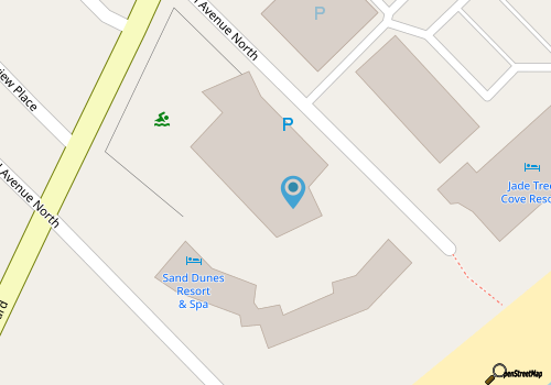 Sand Dunes Resort and Suites map location