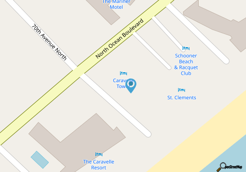 Ocean Views & Resort Amenities: Myrtle Beach Condo map location