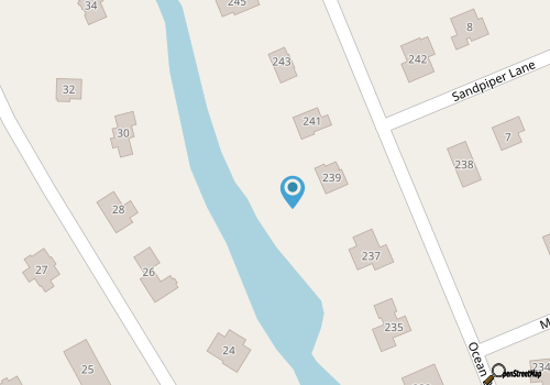Beach Wolf: ALL NEW, impeccable house in Southern Shores, 5 minute walk to beach map location
