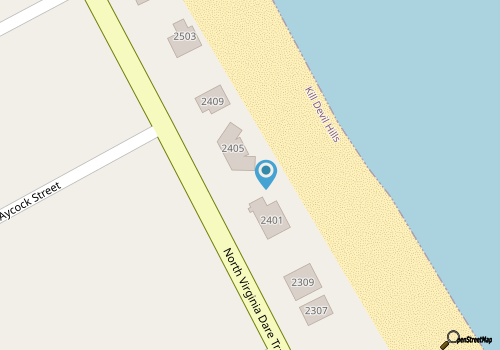 The Cottage | Oceanfront | Kill Devil Hills map location