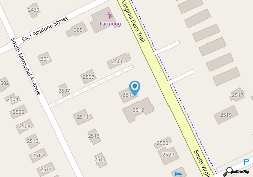2508 Beach Rd, Semi-Oceanfront/Pool/Hot Tub map location