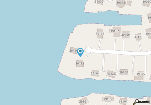 Sound-front vacation home w/free WiFi, shared pool, central AC map location