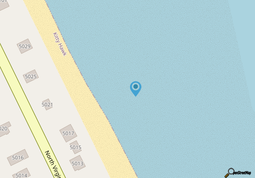 Updated Kitty Hawk Semi-Oceanfront w/ Ocean Views map location