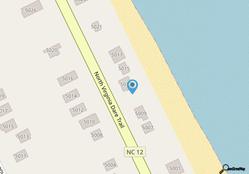 OCEANFRONT, Ocean Views, Screened porch, KH17, Down by the Sea map location
