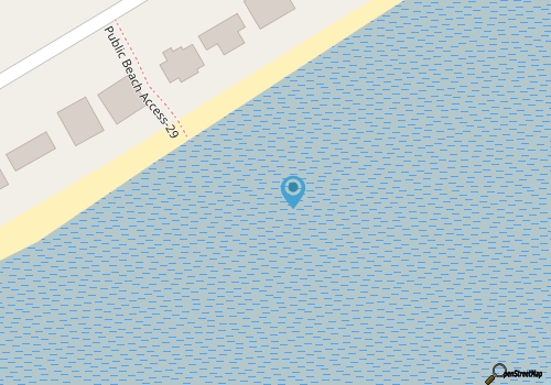 476 Tarpon - Ocean Front - Full Time Beach map location