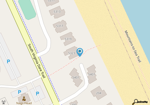 NHSP1A The Crab House * Oceanfront map location