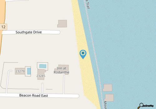 Oceanfront home on Hatteras Island with private pool & stunning views map location