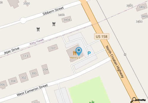 Henry's Restaurant map location