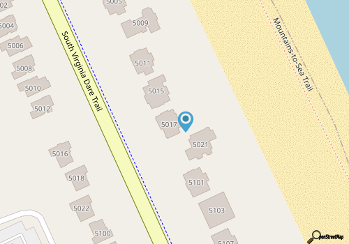 6119 Gone Coastal * Oceanfront * Pool map location