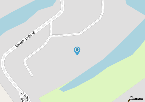 Golf course-front townhome near beach with two patios, balcony, & pool access map location