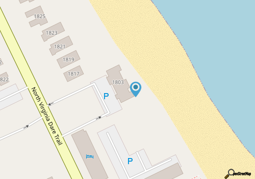 Oceanfront 5188 - Casa Del Sol 6: A spacious 2-bedroom, 2.5-bath condo in Kill Devil Hills, NC map location