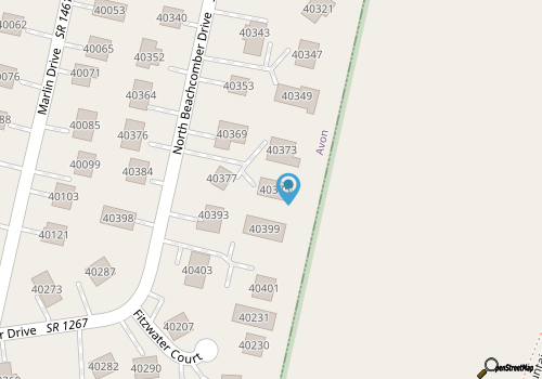 Charming 3BR Oceanfront Home in Avon,NC with Full Kitchen, A/C, and WIFI map location