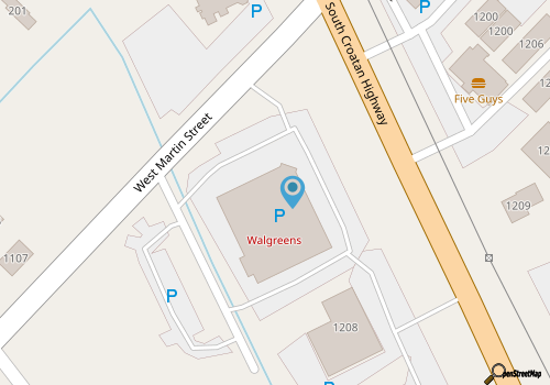 Walgreens map location
