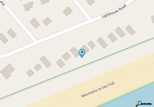 Hatteras Jack Oceanfront Cottage with a great ocean view! map location