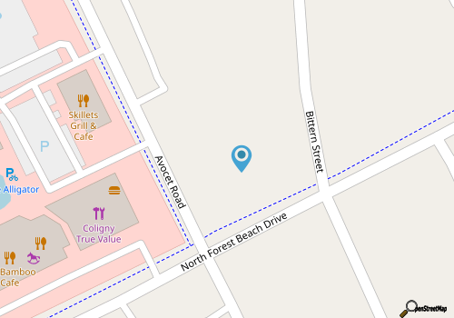 Well-appointed villa with rooftop pool & beach access - 1 block to Coligny Plaza map location