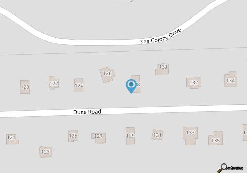 Oceanside Home in Duck, NC, Private Pool & Hot Tub map location