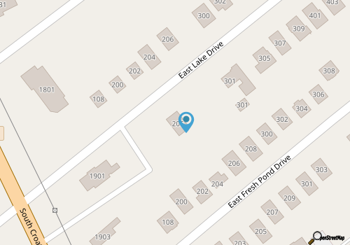 Welcoming beach house with an outdoor hot tub & fire pit - 1 Block to the  beach map location