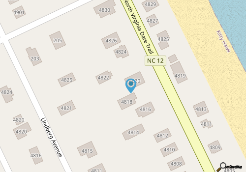 K1620 Out of the Blue. Semi-Oceanfront, Private Beach Access! Pets OK! map location
