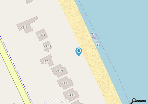 Conch Shell Estate: Semi-Oceanfront, Classic Nags Head Flat Top Home, Private Pool, Hot Tub map location