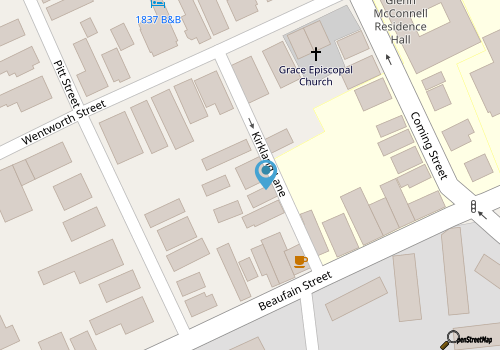 2-story downtown Charleston house with balcony, washer/dryer, central AC, WiFi map location