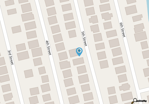 Starfish Oasis by Brunswick Vacation Rentals: Beachy 4BR Retreat w/ Decks & Yard map location