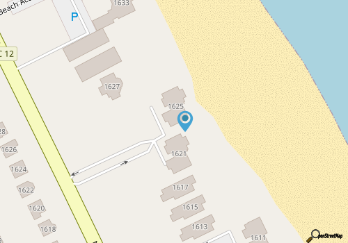 Oceanfront condo in Kill Devil Hills! map location