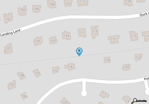 Secret garden retreat 3 minutes from the beach in the heart of Duck! map location