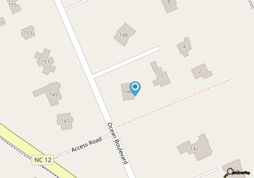 MacAllister - Semi-Oceanfront 3 BR Beach Bungalow - Dogs Allowed map location