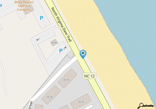 Oceanside condo just steps from the beach and plenty of local restaurants! map location
