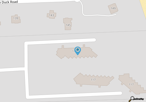 Parzanese -  Semi-Oceanfront 1 BR/2BA condo in Duck map location