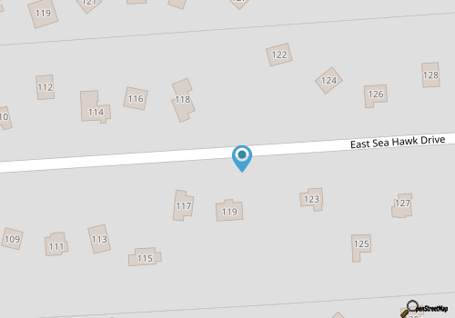 Oceanside vacation rental in Duck, close to beach access! map location