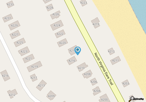 Hokie Heaven | 50 ft from the beach | Private Pool, Hot Tub | Kitty Hawk map location