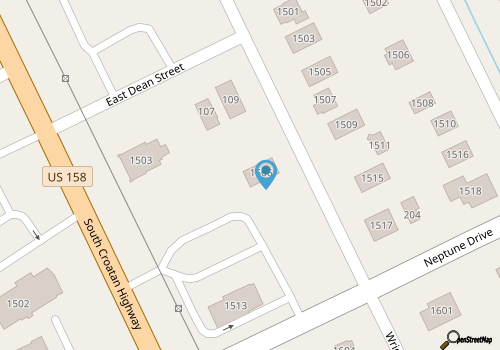Pet friendly, ocean side cottage only 5 minute walk to beach access! map location