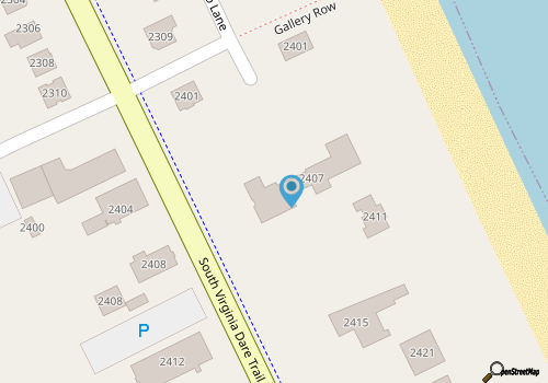 Oceanfront, Nags Head NC - 13 bedrm home w historic charm + modern conveniences map location