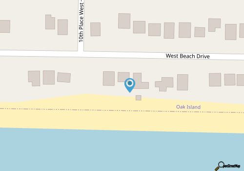 4BR/3BA Home - Oceanfront, High-rise Gazebo, Ocean Views, Hot Tub, Sleeps 12 map location