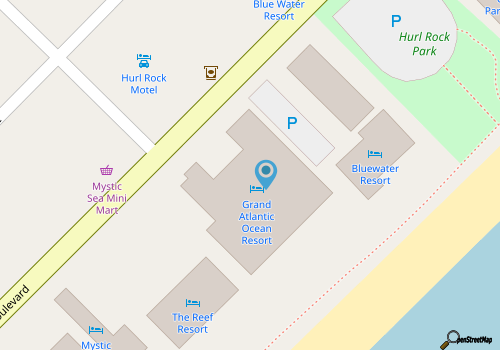 Grand Atlantic #1205 - Oceanfront 12th Floor Condo! map location