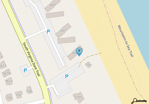 Kick back at Peaceful Shores, a comfy 2-bed oceanfront condo escape in laid-back Nags Head map location