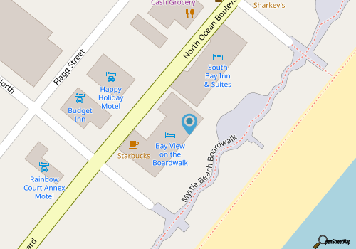 New! Direct Oceanfront 2BR/2BA Unit - Bay View Resort by Luxury Beach Rentals map location