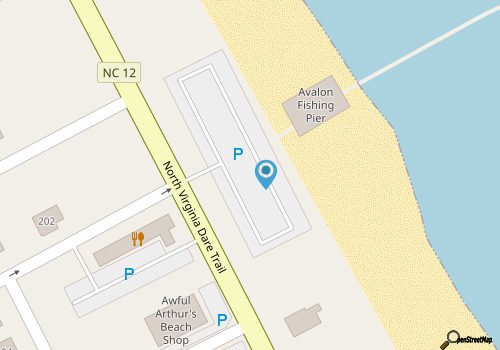 Avalon Pier map location