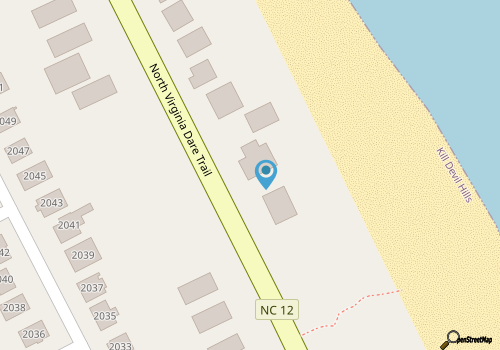 Beautiful and classic OBX oceanfront home in KDH! Steps from the Avalon Pier. map location