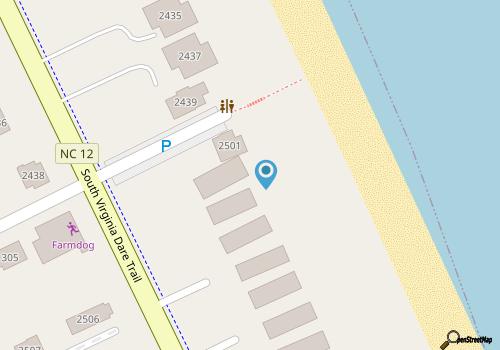 Luxury oceanfront rental in Nags Head | Sleeps 16! map location