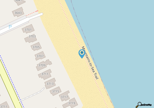 N3709- Oceanfront stunner with 6 Bedrooms, 4 Baths, Hot Tub, and Game Room. map location
