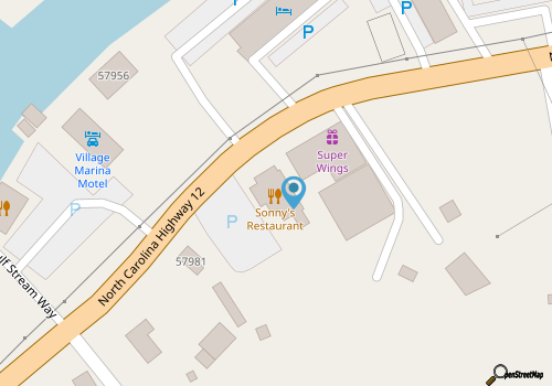 Sonny's Waterfront Restaurant map location