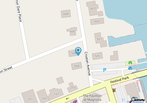 Downtown Manteo Prime Location near Beaches and Manteo Waterfront map location