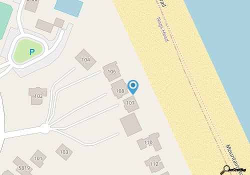 The Beachhouse: Oceanfront | Large Decks map location