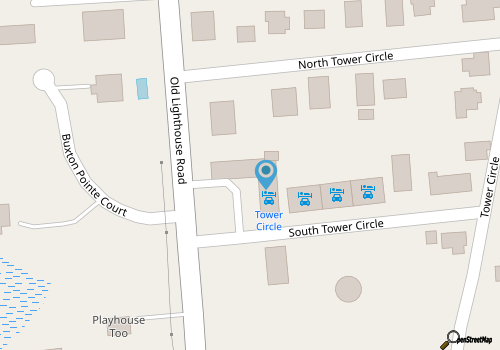 Tower Circle Motel- King Bed + Full Futon + Kitchennette map location