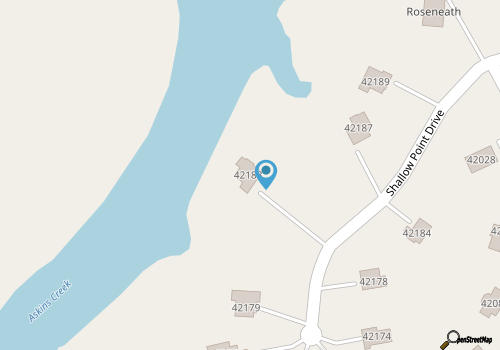 Waterfront & Well-Equipped House w/Free WiFi, Private W/D, Hot Tub & Shared Pool map location