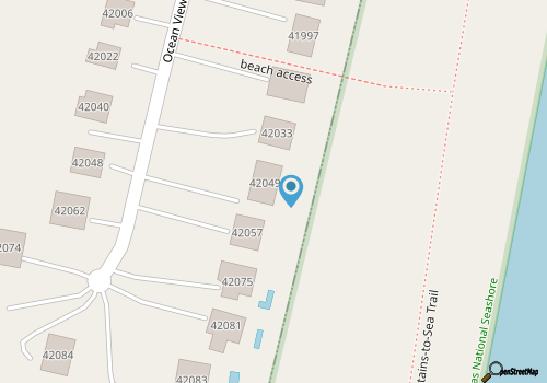 Oceanfront 5 bedroom house w/ ocean view, private W/D, AC, private hot tub map location